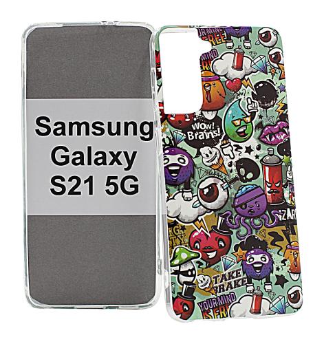 TPU Designdeksel Samsung Galaxy S21 5G (G991B)