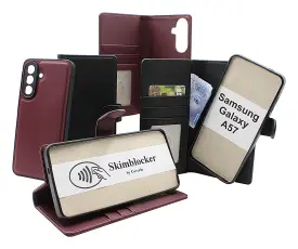 Skimblocker Samsung Galaxy A57 5G Magnet Lommebok Deksel