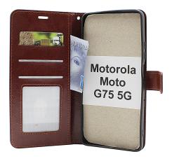 Crazy Horse Motorola Moto G75 5G Lommebok Deksel