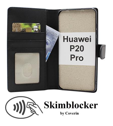 Skimblocker Huawei P20 Pro Lommebok Deksel