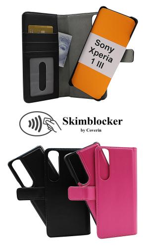 Skimblocker Magnet Wallet Sony Xperia 1 III (XQ-BC52)