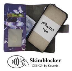 Skimblocker iPhone 16e Magnet Lommebok Deksel Design