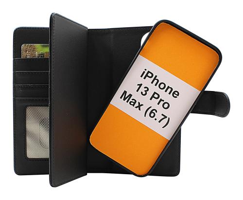 Skimblocker iPhone 13 Pro Max XL Magnet Lommebok Deksel