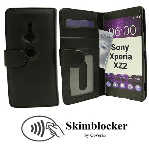 Skimblocker Lommebok-etui Sony Xperia XZ2 (H8266)