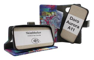 Skimblocker Doro Aurora A11 Magnet Lommebok Deksel Design