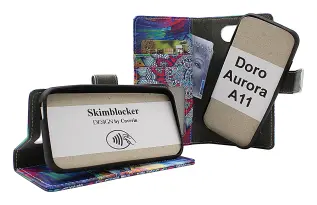 Skimblocker Doro Aurora A11 Magnet Lommebok Deksel Design