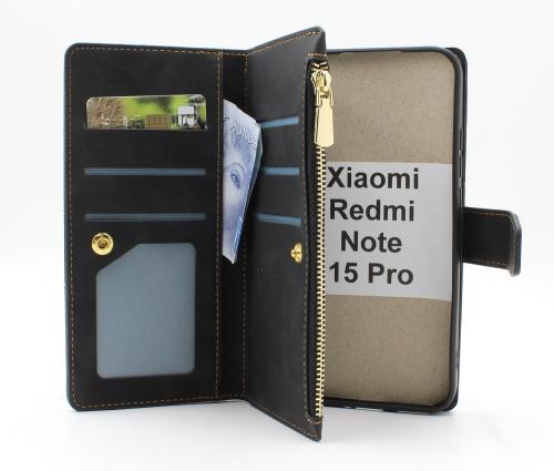 XL Xiaomi Redmi Note 15 Pro Luksus Lommebok Deksel