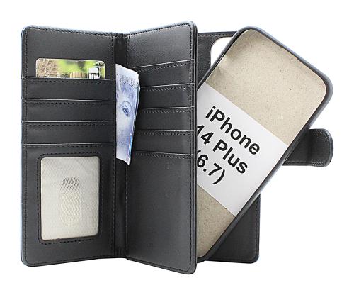 Skimblocker iPhone 14 Plus XL Magnet Lommebok Deksel
