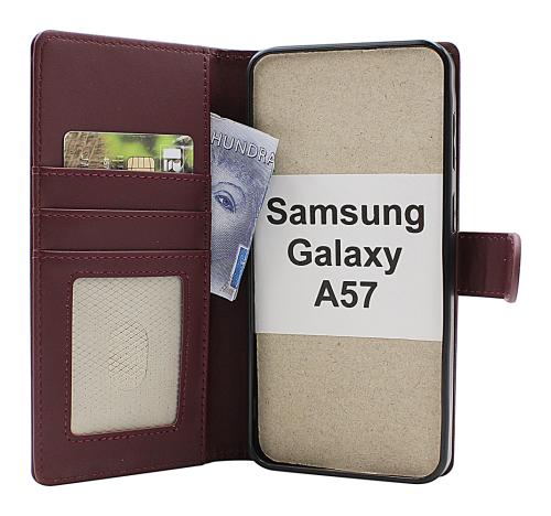 Skimblocker Samsung Galaxy A57 5G Magnet Lommebok Deksel