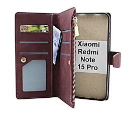 XL Xiaomi Redmi Note 15 Pro Luksus Lommebok Deksel