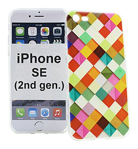 TPU Designdeksel iPhone SE (2nd Generation)