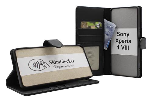 Skimblocker Sony Xperia 1 VIII Lommebok Deksel
