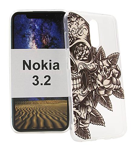 TPU Designdeksel Nokia 3.2