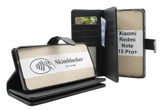 Skimblocker Xiaomi Redmi Note 15 Pro+ XL Lommebok Deksel