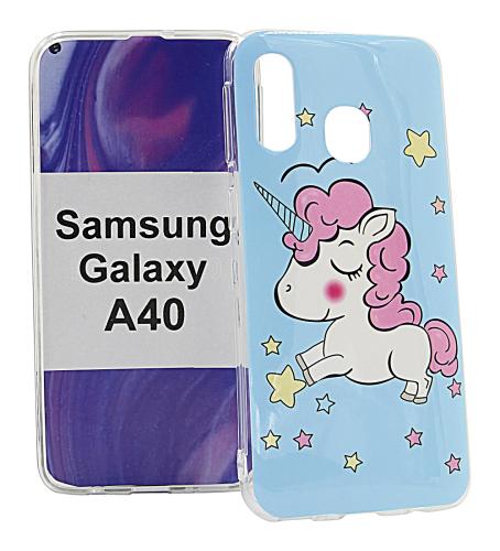 TPU Designdeksel Samsung Galaxy A40 (A405FN/DS)