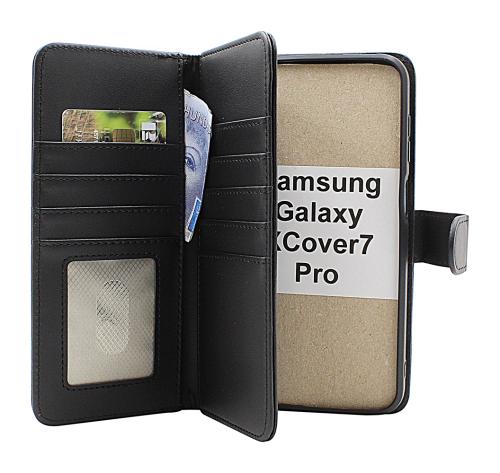 Skimblocker Samsung Galaxy XCover7 Pro, XL Lommebok Deksel