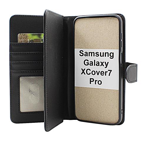 Skimblocker Samsung Galaxy XCover7 Pro, XL Lommebok Deksel