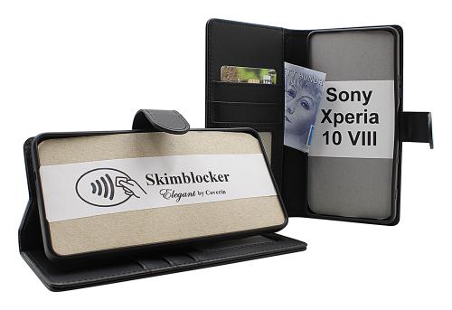 Skimblocker Sony Xperia 10 VIII Lommebok Deksel