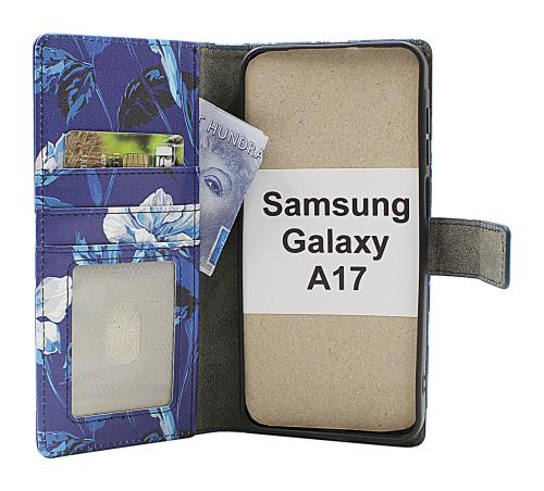 Skimblocker Samsung Galaxy A17 Lommebok Deksel Design