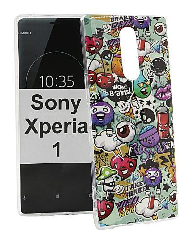 TPU Designdeksel Sony Xperia 1 (J9110)
