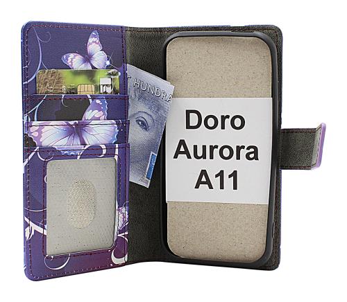 Skimblocker Doro Aurora A11 Magnet Lommebok Deksel Design