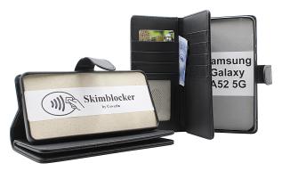 Skimblocker Samsung Galaxy A52 5G XL Lommebok Deksel