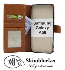 Skimblocker Samsung Galaxy A56 Lommebok Deksel