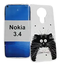 TPU Designdeksel Nokia 3.4