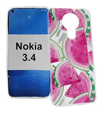 TPU Designdeksel Nokia 3.4