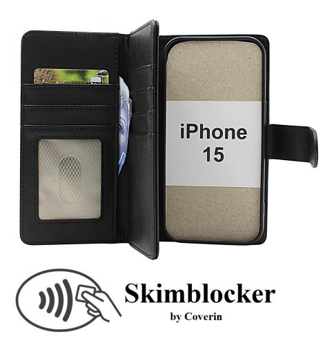 Skimblocker iPhone 15 XL Lommebok Deksel