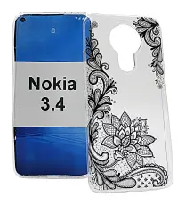 TPU Designdeksel Nokia 3.4