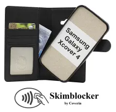 Skimblocker Samsung Galaxy Xcover 4 (G390F) Magnet Lommebok Deksel