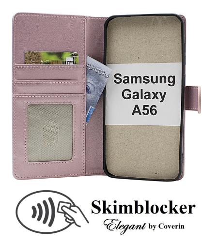 Skimblocker Samsung Galaxy A56 Lommebok Deksel