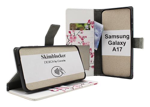 Skimblocker Samsung Galaxy A17 Lommebok Deksel Design