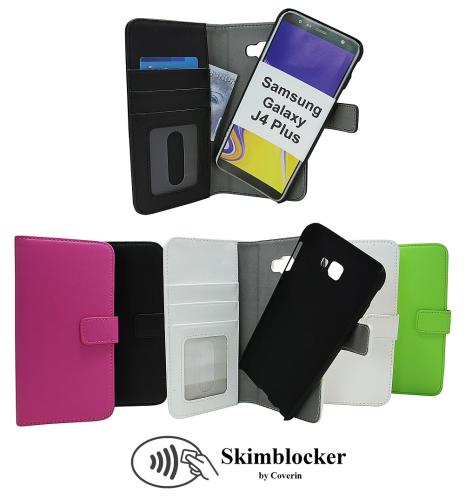 Skimblocker Magnet Wallet Samsung Galaxy J4 Plus (J415FN/DS)