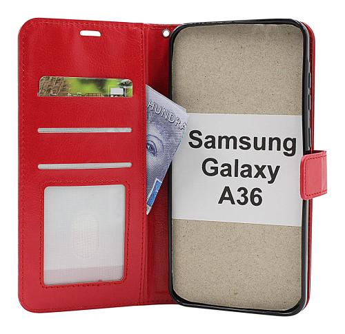 Crazy Horse Samsung Galaxy A36 Lommebok Deksel