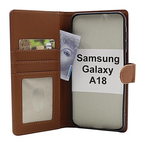Skimblocker Samsung Galaxy A18 LTE Lommebok Deksel