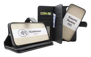Skimblocker Xiaomi Redmi 15C XL Magnet Lommebok Deksel