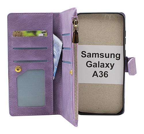 XL Samsung Galaxy A36 Luksus Lommebok Deksel