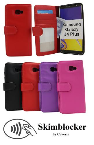 Skimblocker Lommebok-etui Samsung Galaxy J4 Plus (J415FN/DS)