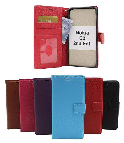 New Standcase Wallet Nokia C2 2nd Edition