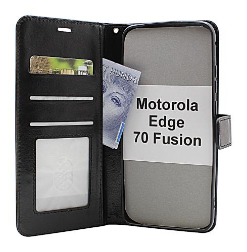 Crazy Horse Motorola Edge 70 Fusion / 70 Fusion + Lommebok Deksel