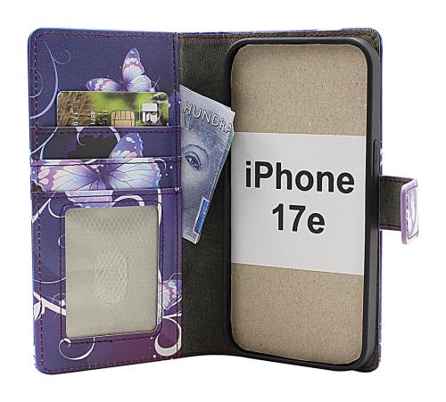 Skimblocker iPhone 17e Magnet Lommebok Deksel Design