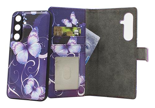 Skimblocker Samsung Galaxy S25 FE Magnet Lommebok Deksel Design