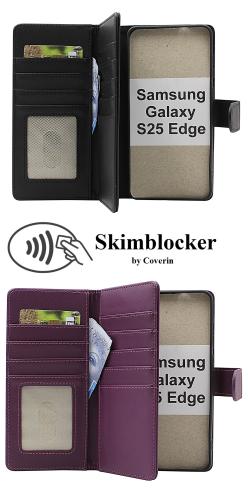 Skimblocker Samsung Galaxy S25 Edge XL Lommebok Deksel