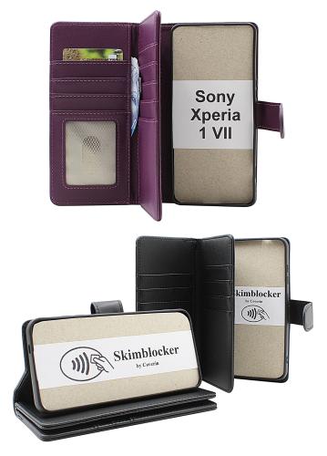 Skimblocker Sony Xperia 1 VII XL Lommebok Deksel