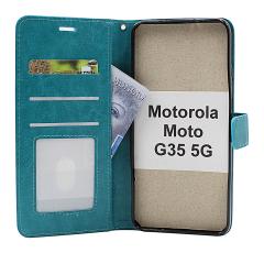 Crazy Horse Motorola Moto G35 5G Lommebok Deksel
