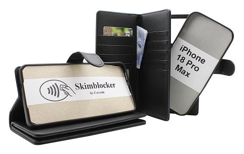 Skimblocker iPhone 18 Pro Max Magnet Lommebok Deksel