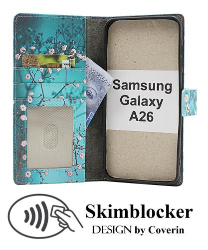Skimblocker Samsung Galaxy A26 Lommebok Deksel Design