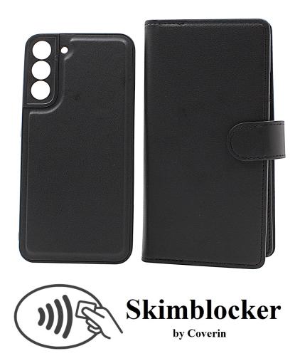 Skimblocker Samsung Galaxy S22 Plus 5G XL Magnet Lommebok Deksel